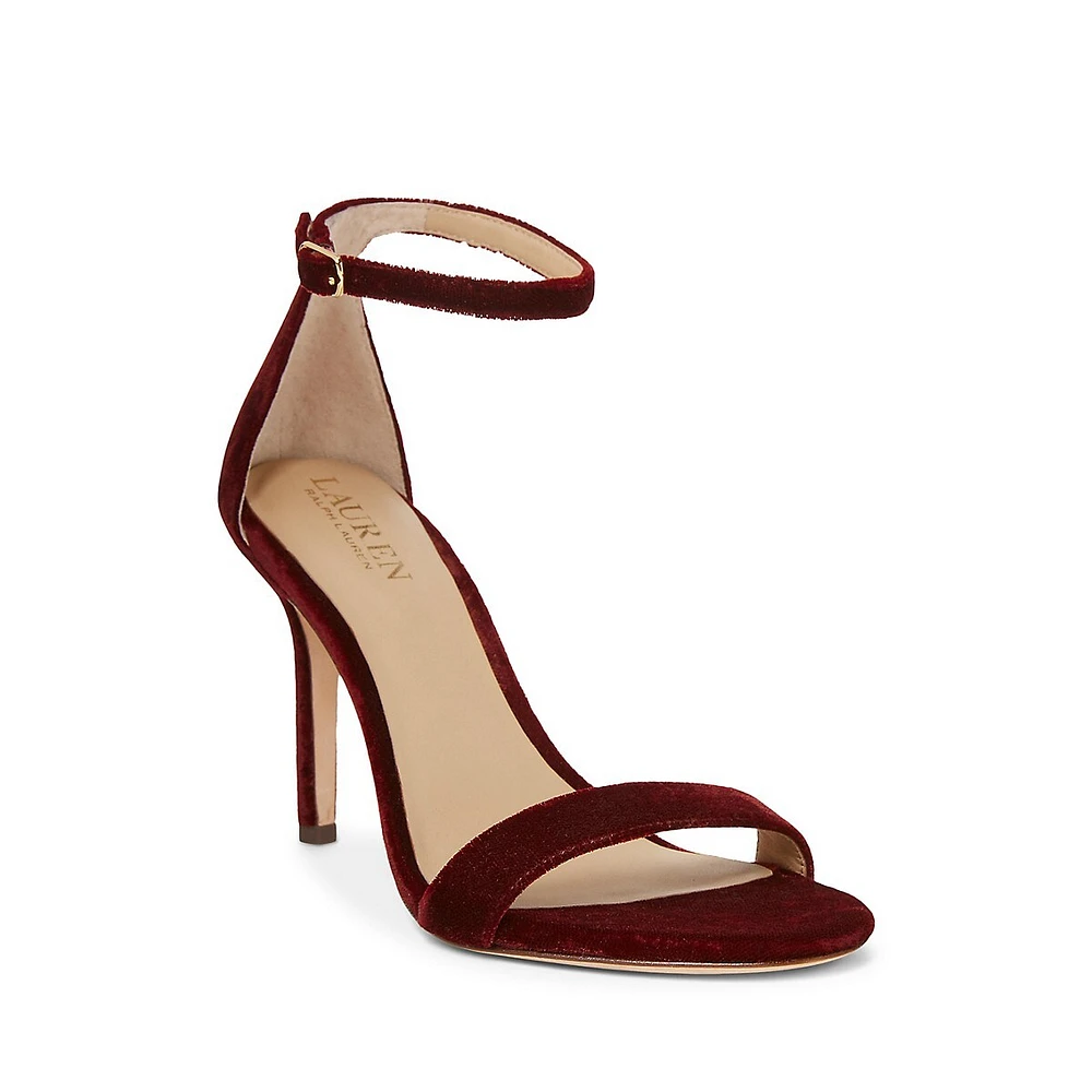 Allie Velvet Dress Sandals