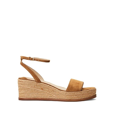 Leona Suede Espadrille Platform Sandals