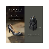 Lanette Full-Grain Leather Pumps