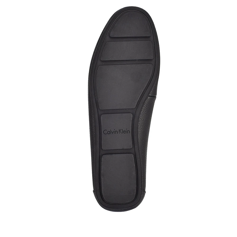 Mocassins plats à ornement logo Levonne pour femmes