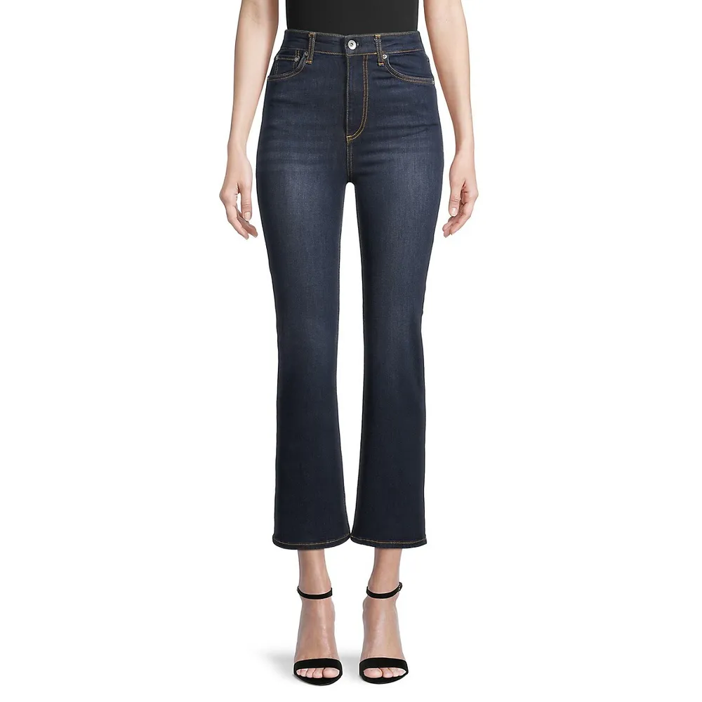 Casey High-Rise Ankle Flare Jeans