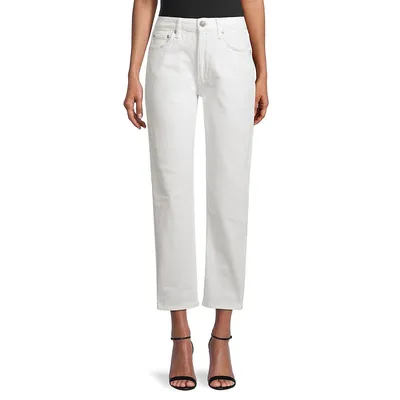 Harlow Relaxed-Fit Mid-Rise Straight Jeans