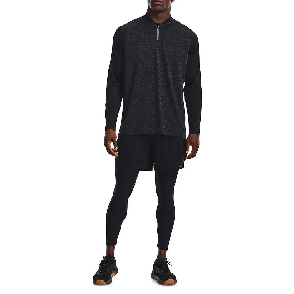 UA Tech 2.0 One-Fourth-Zip Loose Knit Top