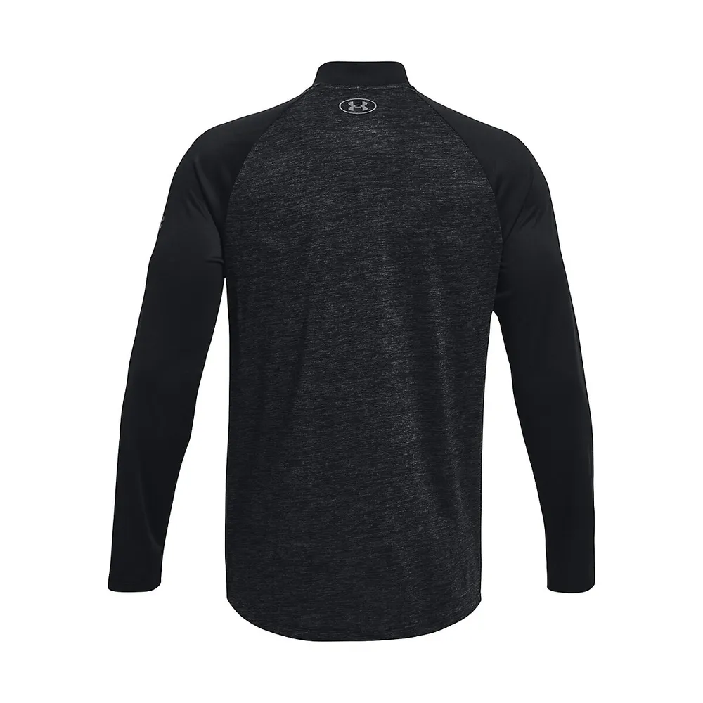 UA Tech 2.0 One-Fourth-Zip Loose Knit Top