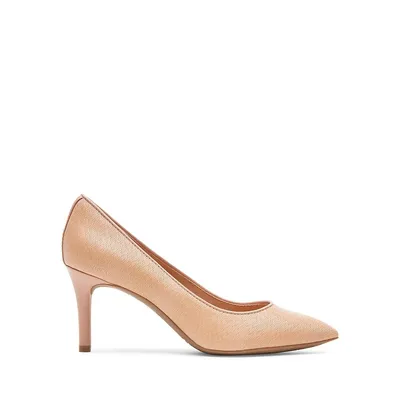 Total Motion Tuscany Wavy-Leather Pumps