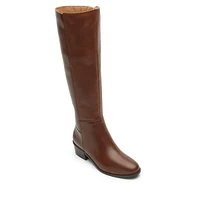 Evalyn Leather Knee-High Boots