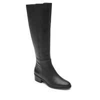 Evalyn Leather Knee-High Boots