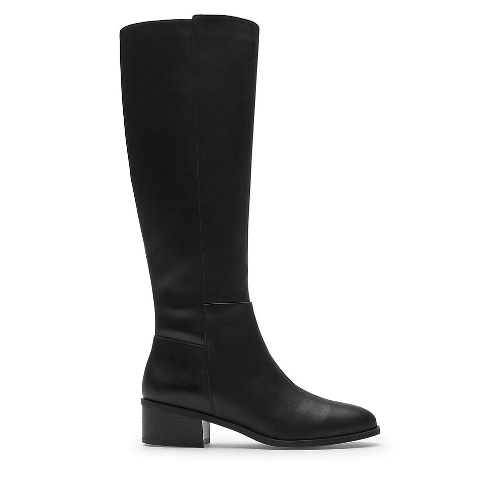 Evalyn Leather Knee-High Boots