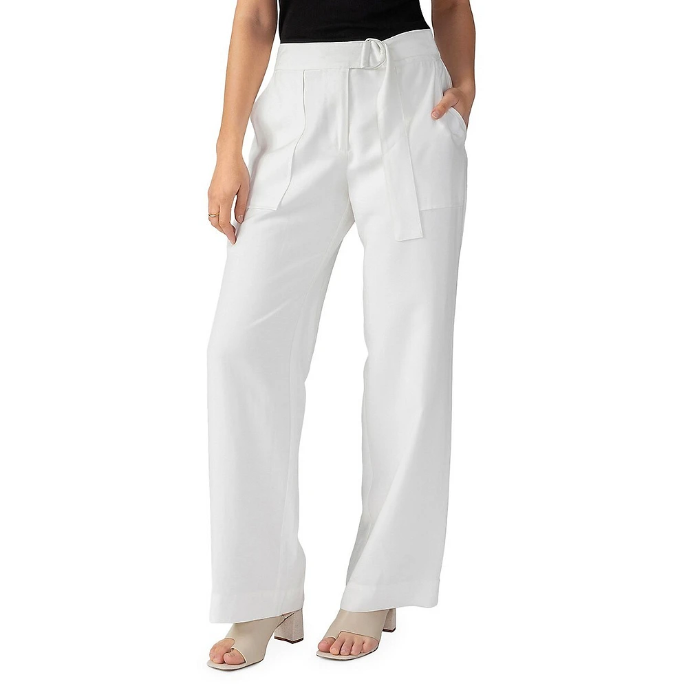 Serene D-Ring Belted Trousers