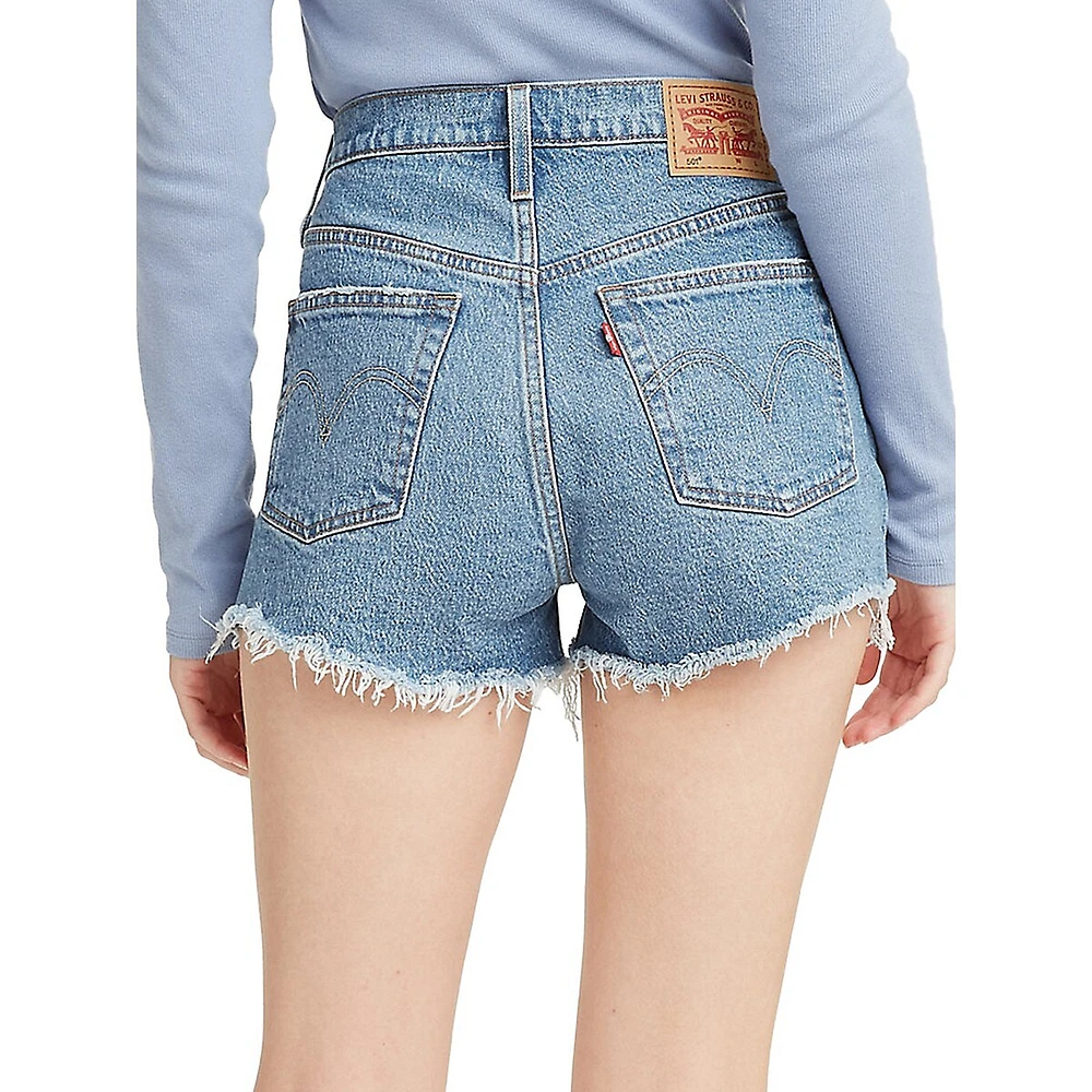 501 Original High-Rise Jean Shorts Jazz Solo