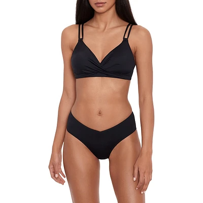 Double-Strap Twist Bikini Top