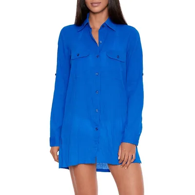 Cover-Ups Crushed Camp Shirt