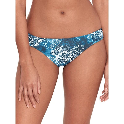 Indigo Patchwork Hipster Bikini Bottoms