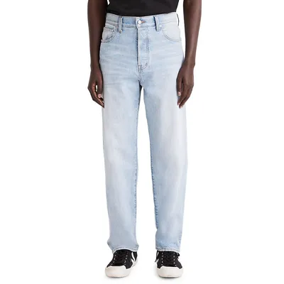 Vintage-Style Straight Jeans