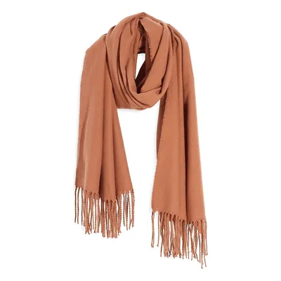 (Re)Sourced Fringed Scarf