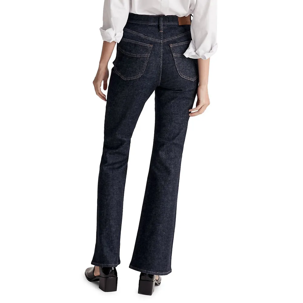 High-Rise Flared-Leg Jeans