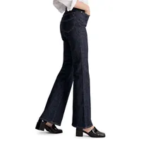 High-Rise Flared-Leg Jeans