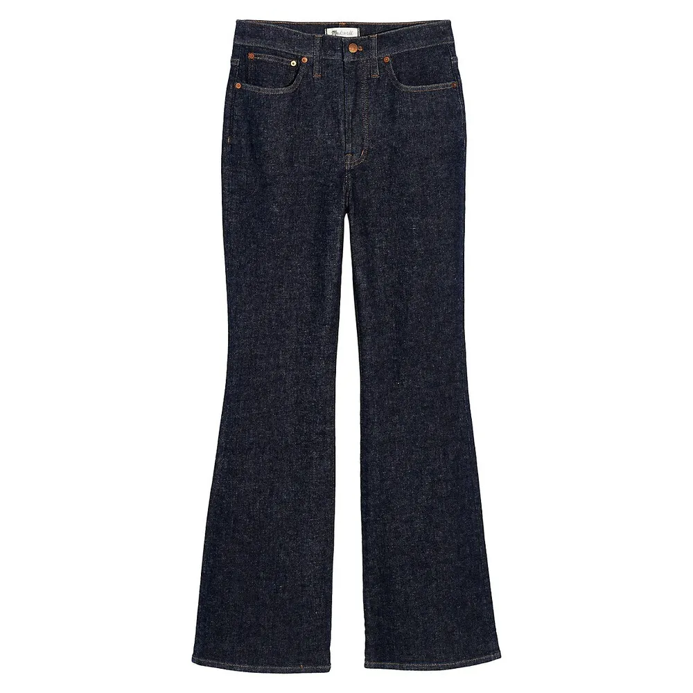 High-Rise Flared-Leg Jeans