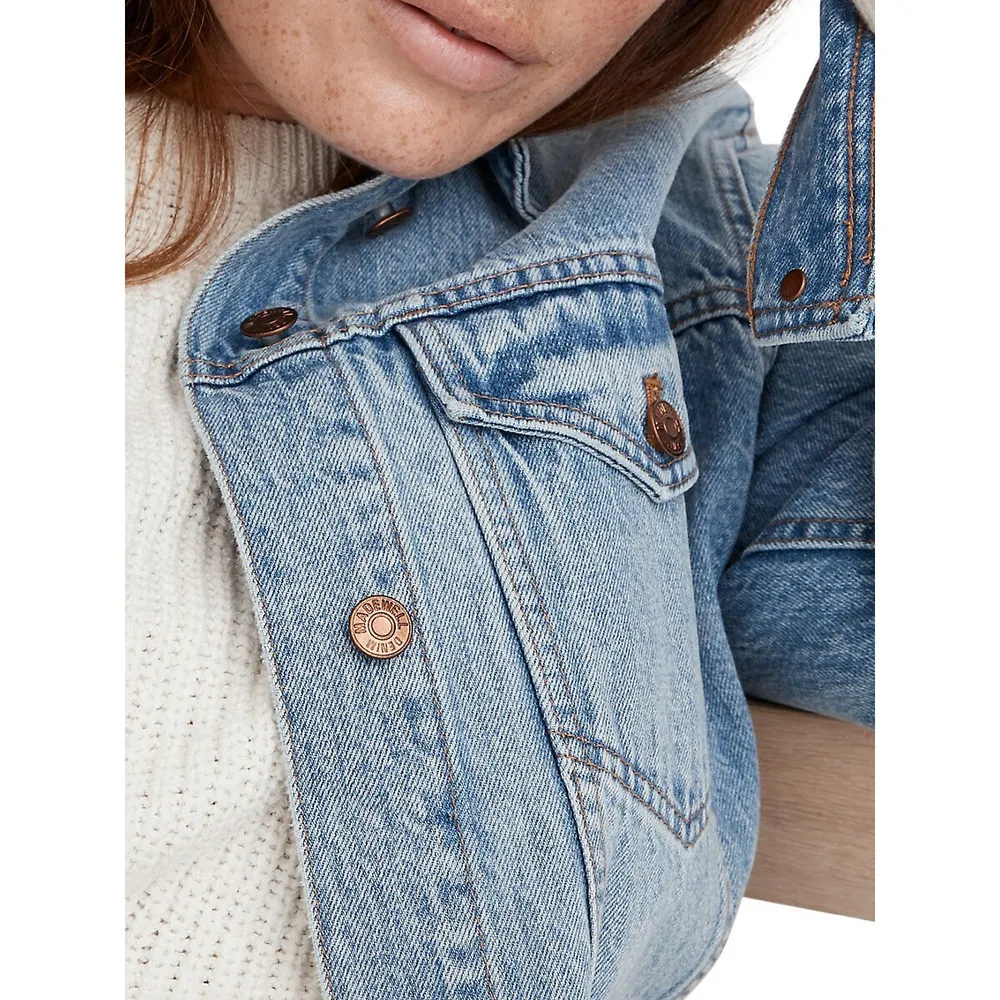 The Oversized Trucker Jean Jacket in Kelson Wash