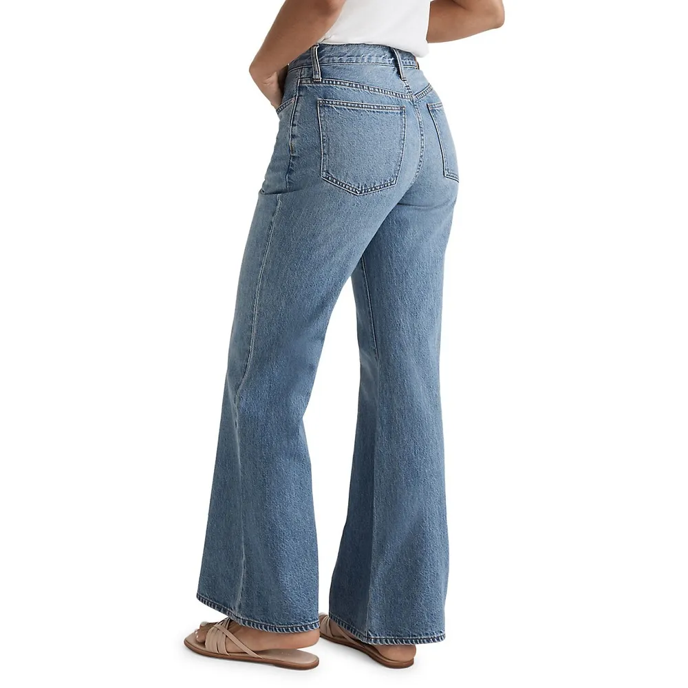Madewell High-Rise Baggy Flare Jeans