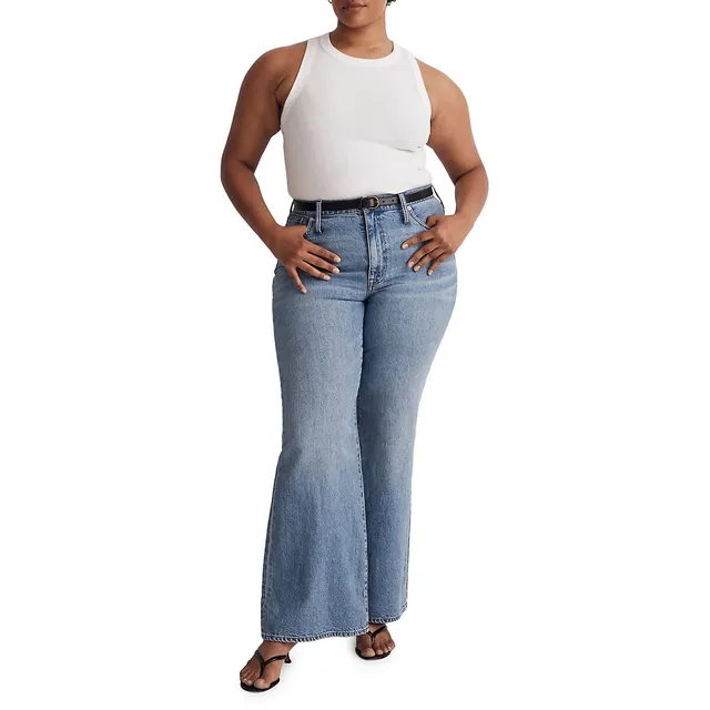 Madewell High-Rise Baggy Flare Jeans