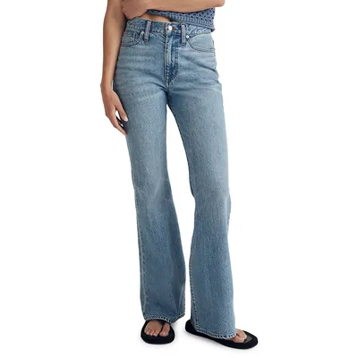 High-Rise Baggy Flare Jeans