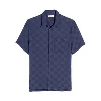 Easy Checkerboard Short-Sleeve Shirt