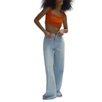 High-Rise Superwide-Leg Jeans
