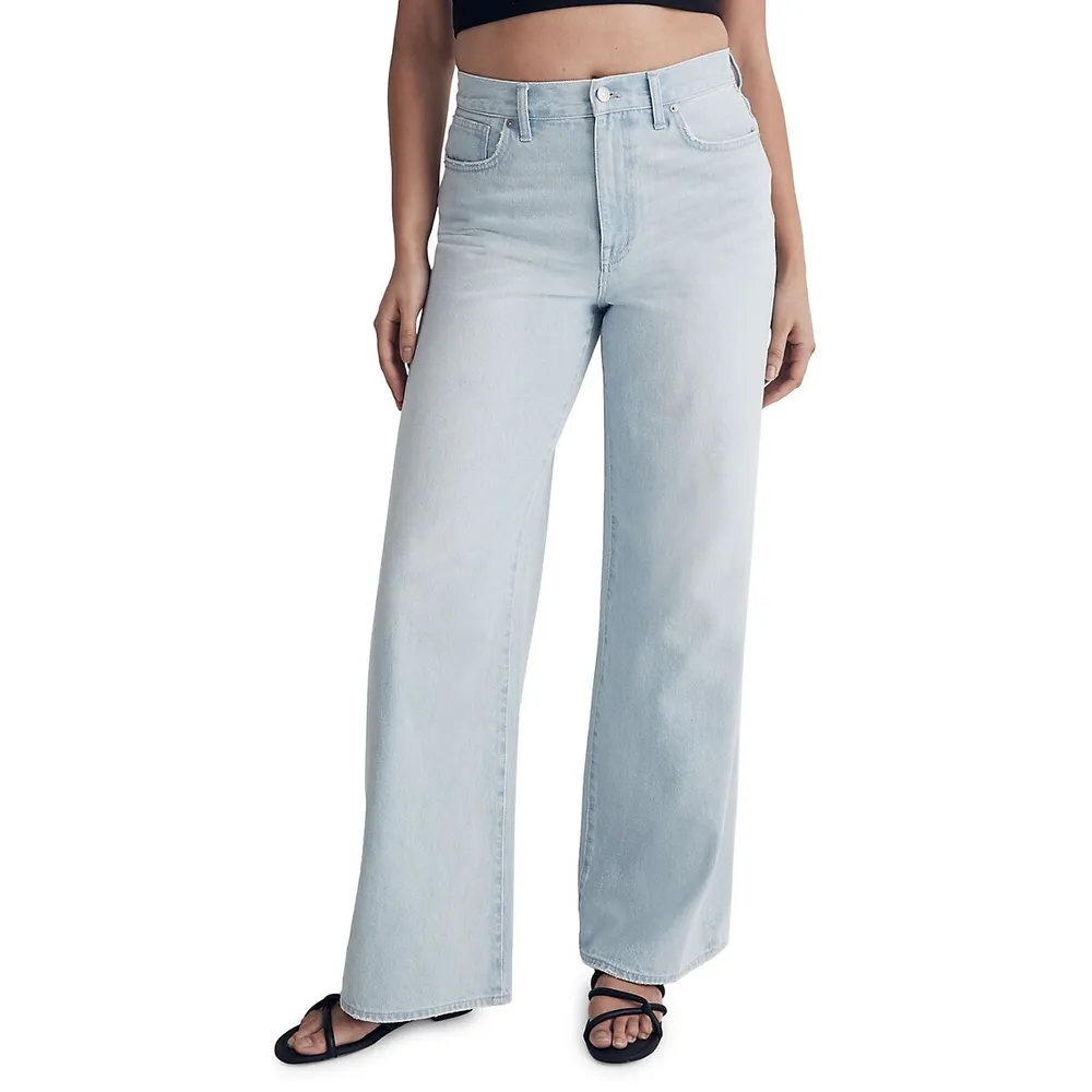 High-Rise Superwide-Leg Jeans