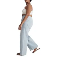 High-Rise Superwide-Leg Jeans