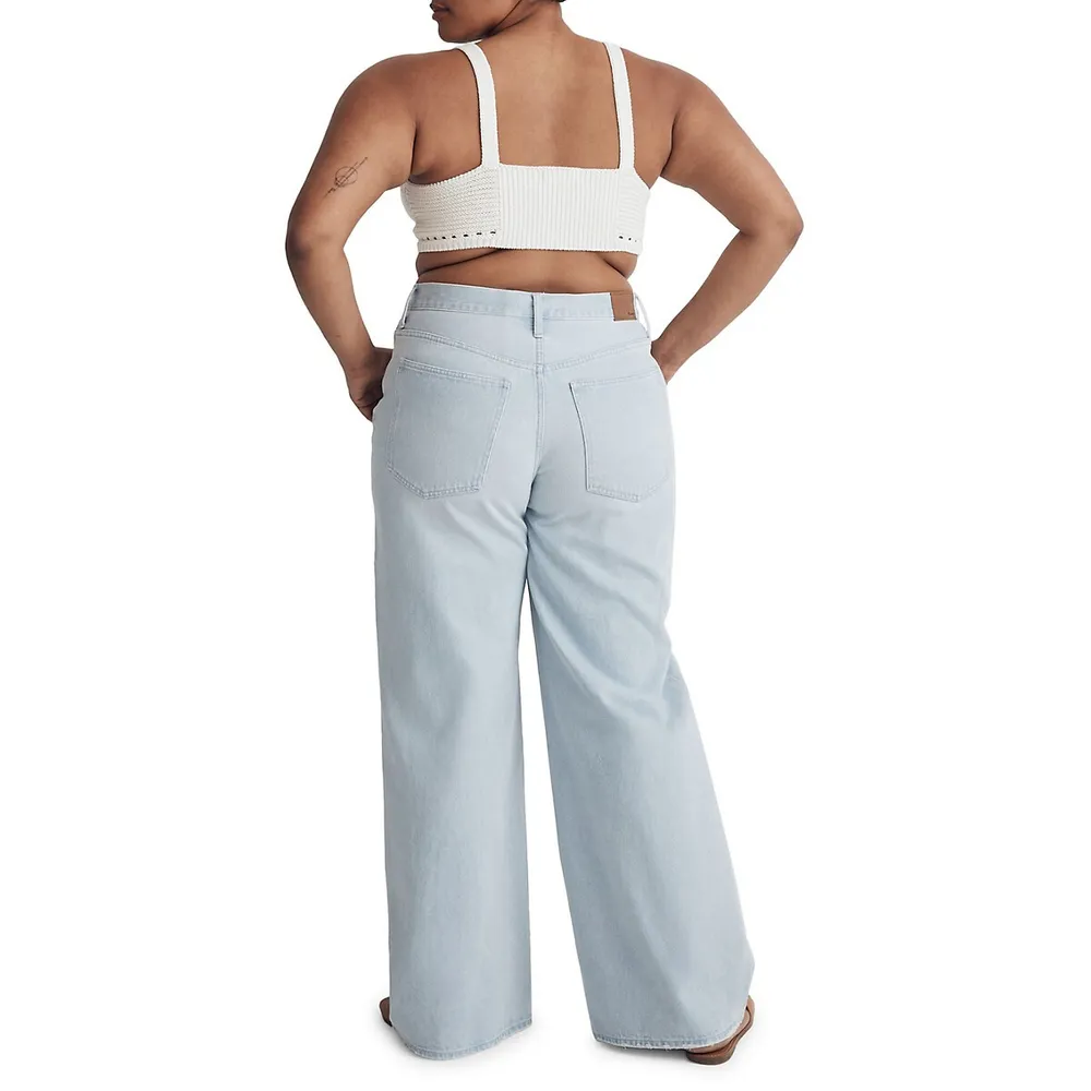 High-Rise Superwide-Leg Jeans