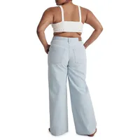 High-Rise Superwide-Leg Jeans