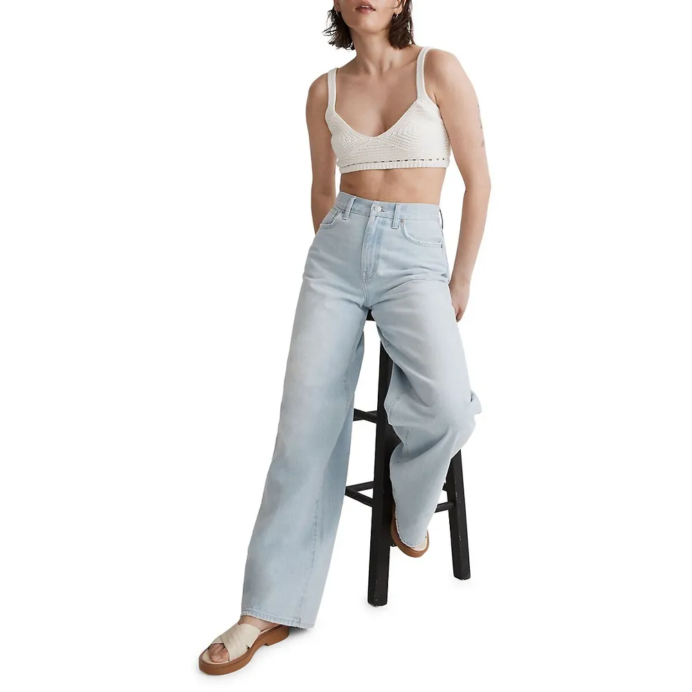High-Rise Superwide-Leg Jeans