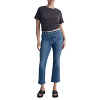 The Perfect Vintage Saywell Wash Flare Jeans