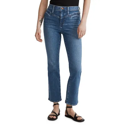 The Perfect Vintage Saywell Wash Flare Jeans
