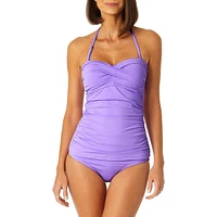 Live Color Bandeau-Style Strapless Tankini Top