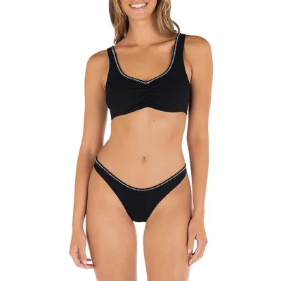 Coastal Cinch Bikini Swim Top