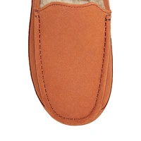 Men's Ascot Suede & Faux-Shearling Slippers