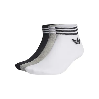 Trefoil 3-Pair Ankle Socks Pack