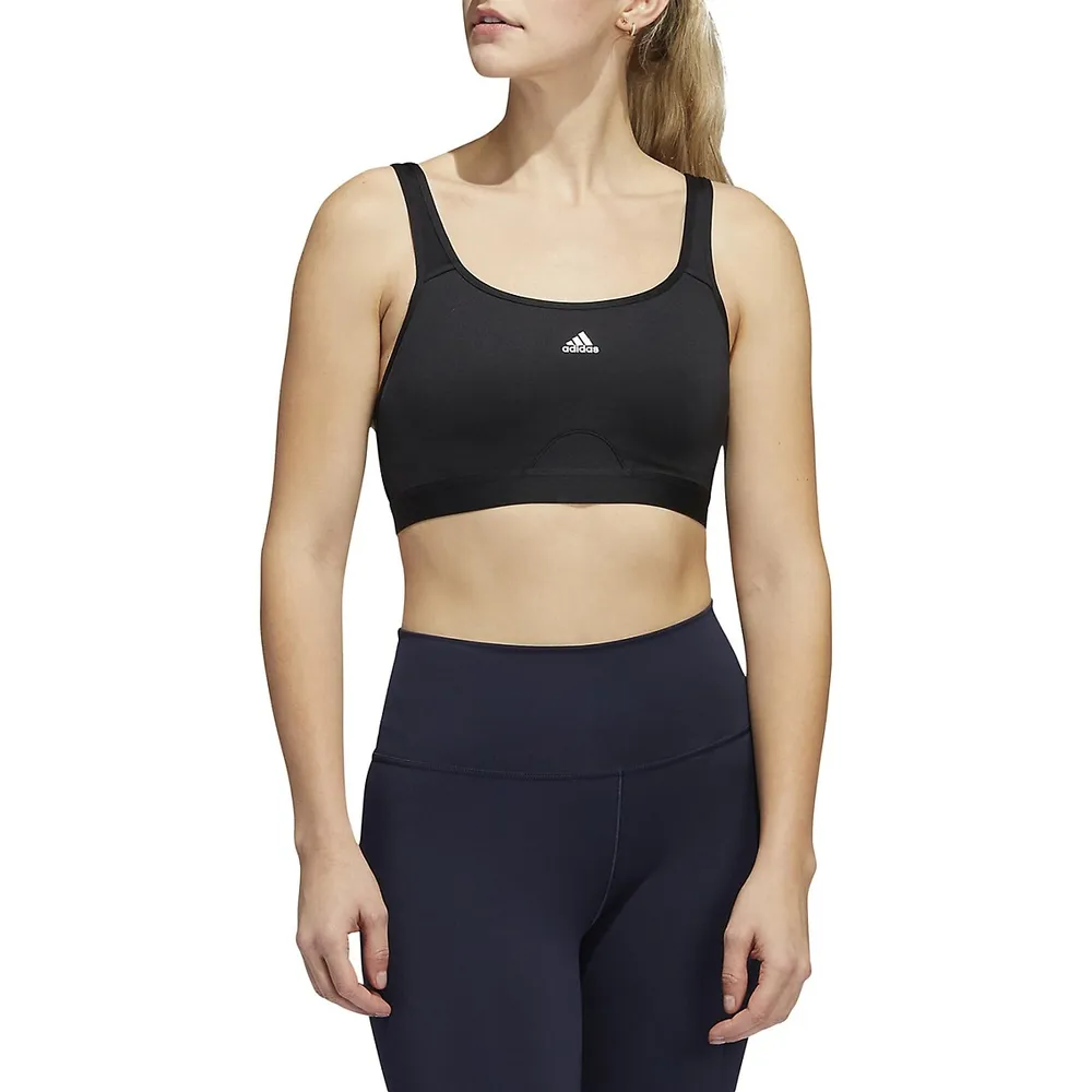 adidas Performance ADIDAS TLRD MOVE HIGH-SUPPORT PLUS SIZE - High support  sports bra - black 