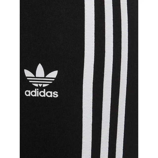 adidas Girls' 3-Stripe Wide Leg Tricot Pants