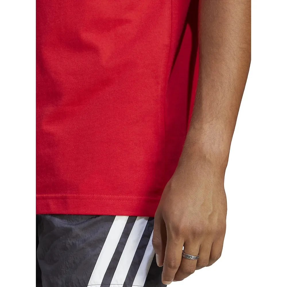 Essentials Single Jersey 3-Stripes T-Shirt