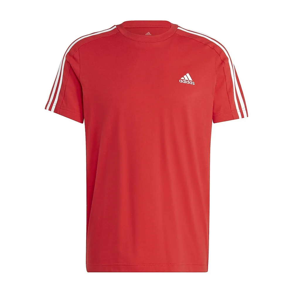 Essentials Single Jersey 3-Stripes T-Shirt