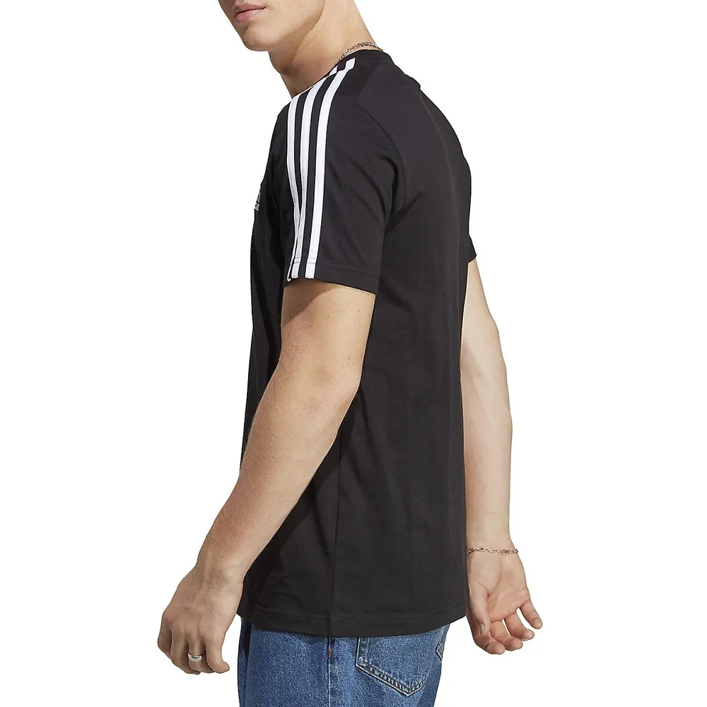 Essentials Single Jersey 3-Stripes T-Shirt