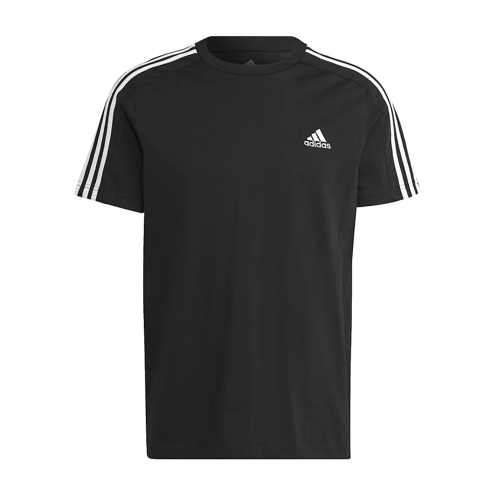 Essentials Single Jersey 3-Stripes T-Shirt