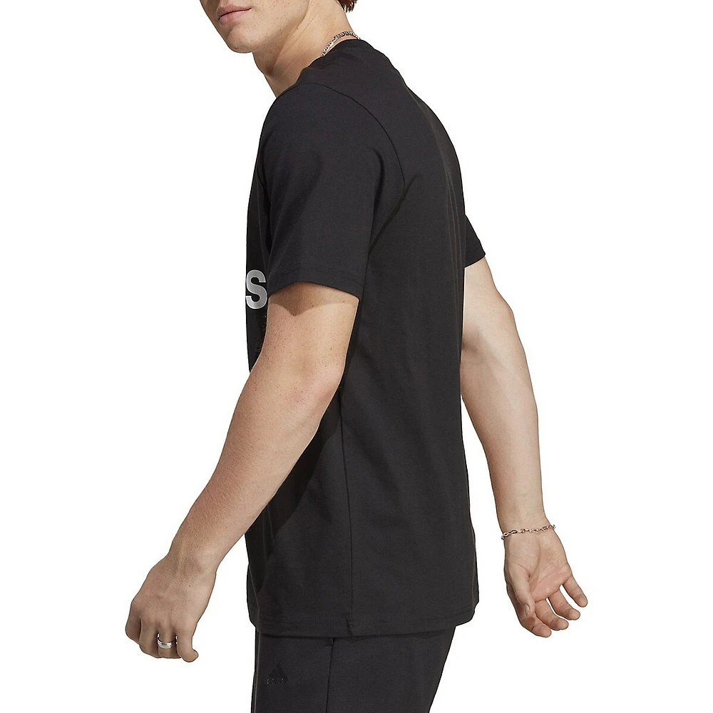T-shirt avec grand logo Essentials