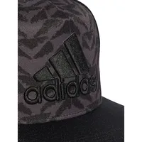 Print and Mesh Logo Trucker Cap