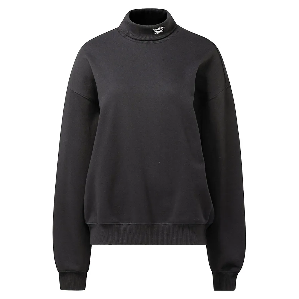 Reebok Apparel Women Classics Cotton French Terry Sweatshirt Black – Reebok  Canada