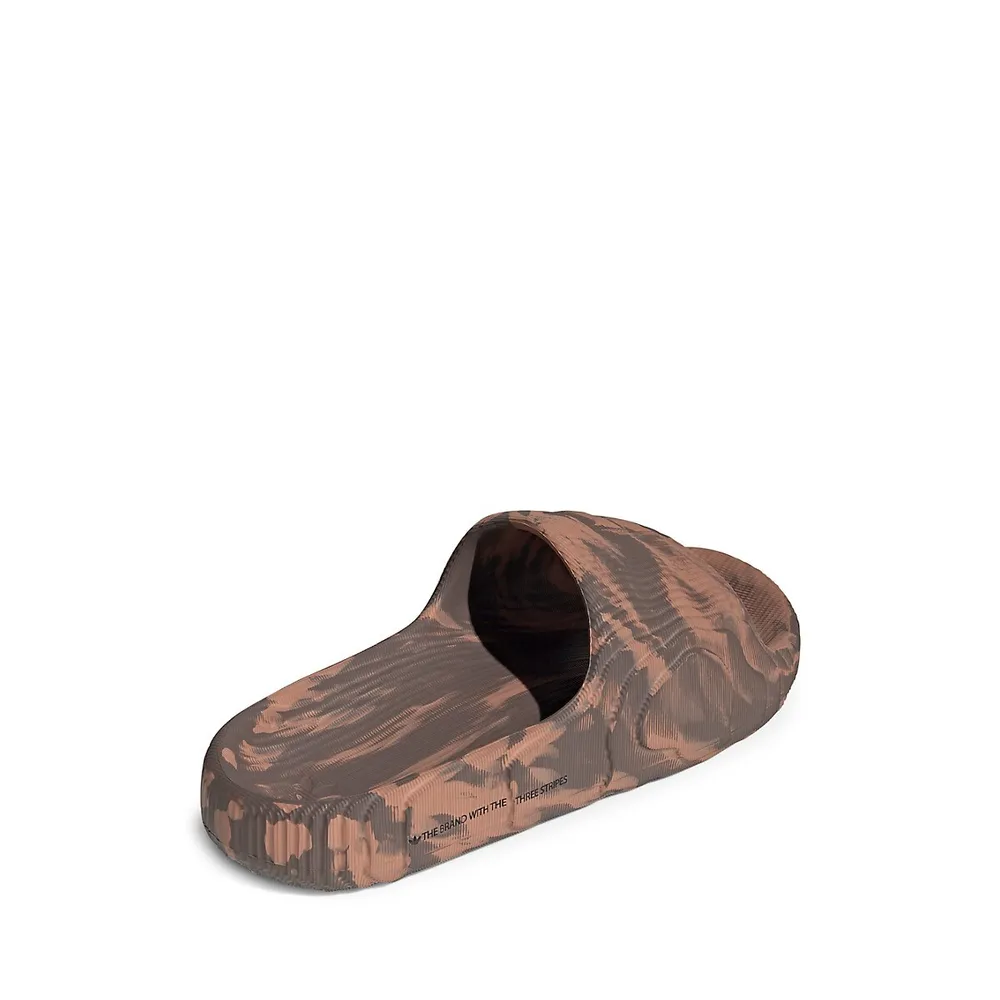 Men'sAdilette22 Topographic-Print Slide Sandals