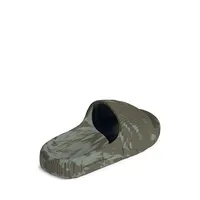 Men's Adilette22 Topographic-Print Slide Sandals